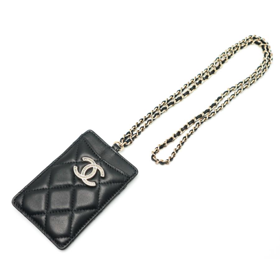 CHANEL（シャネル） ココマーク マトラッセ ゴールド金具 ブラック