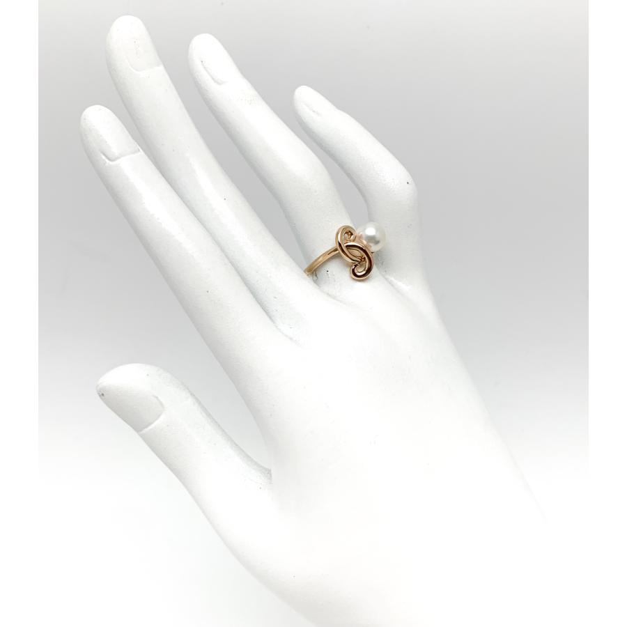 MIKIMOTO ミキモト K18 18金ピンクゴールド アコヤパール 真珠 約7.4mm  