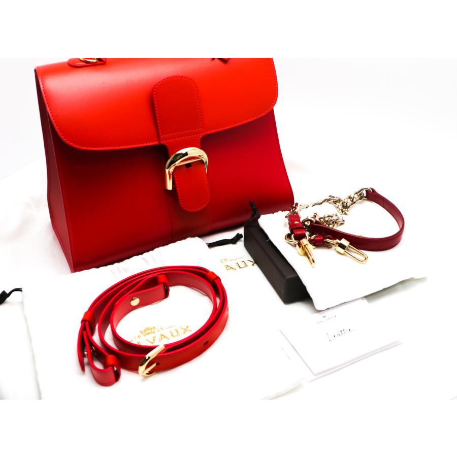 DELVAUX デルヴォー Brillant ブリヨンMM 2WAYハンドバック ※チェーン