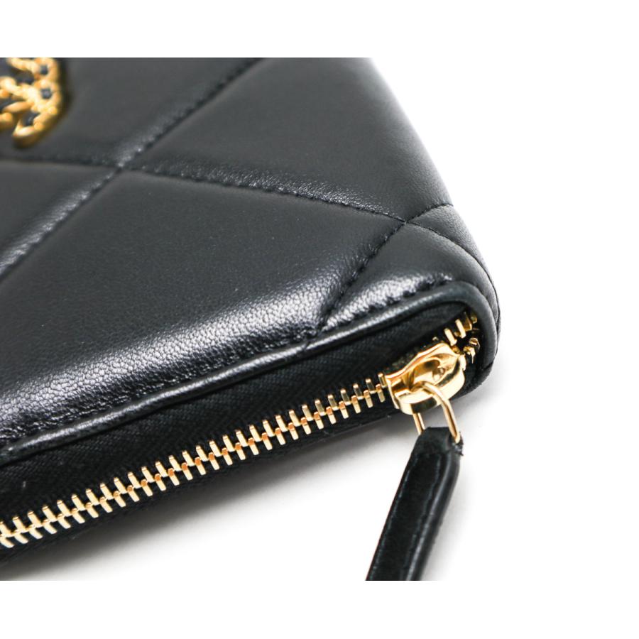 CHANEL（シャネル） 19 ナインティーン ラムスキン ブラック ゴールド