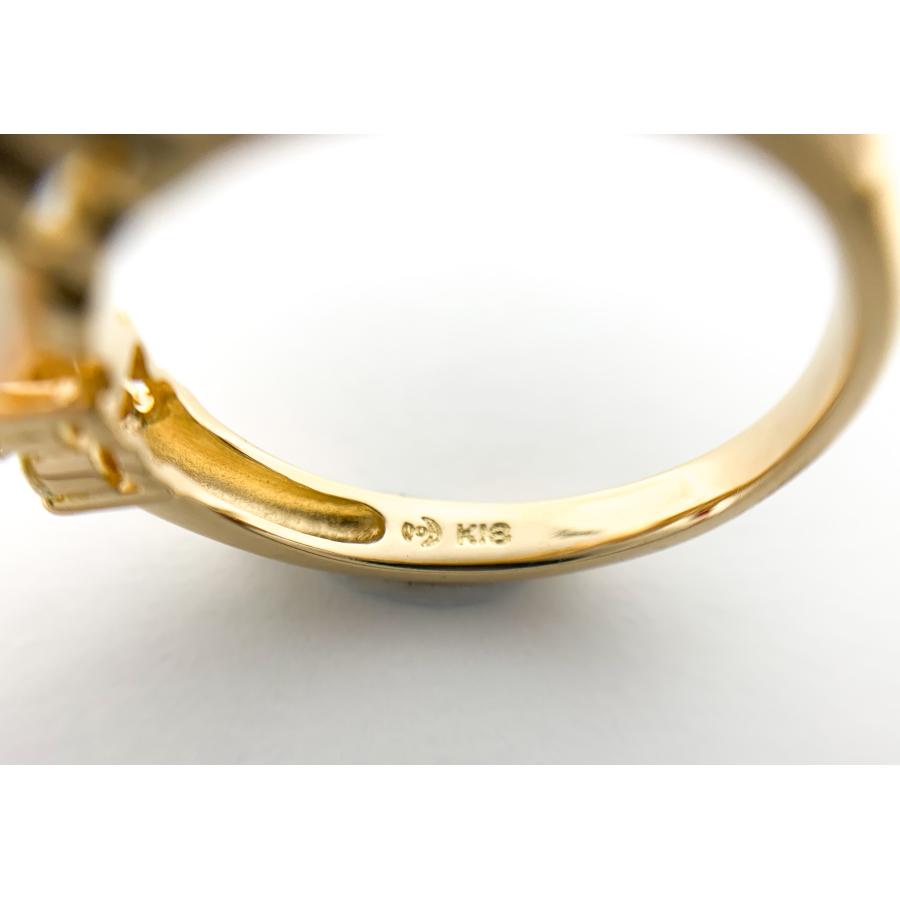 真珠 k18 リング k18 パール リング 真珠指輪 18k 18金 ピンクゴールド