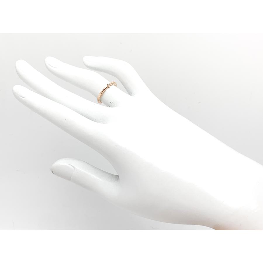 N*a様 ete エテ　K10 ピンクゴールド　ダイヤモンド　リング　8号　0. ete（エテ） K10 10金ピンクゴールド ダイヤモンド リング 指輪
