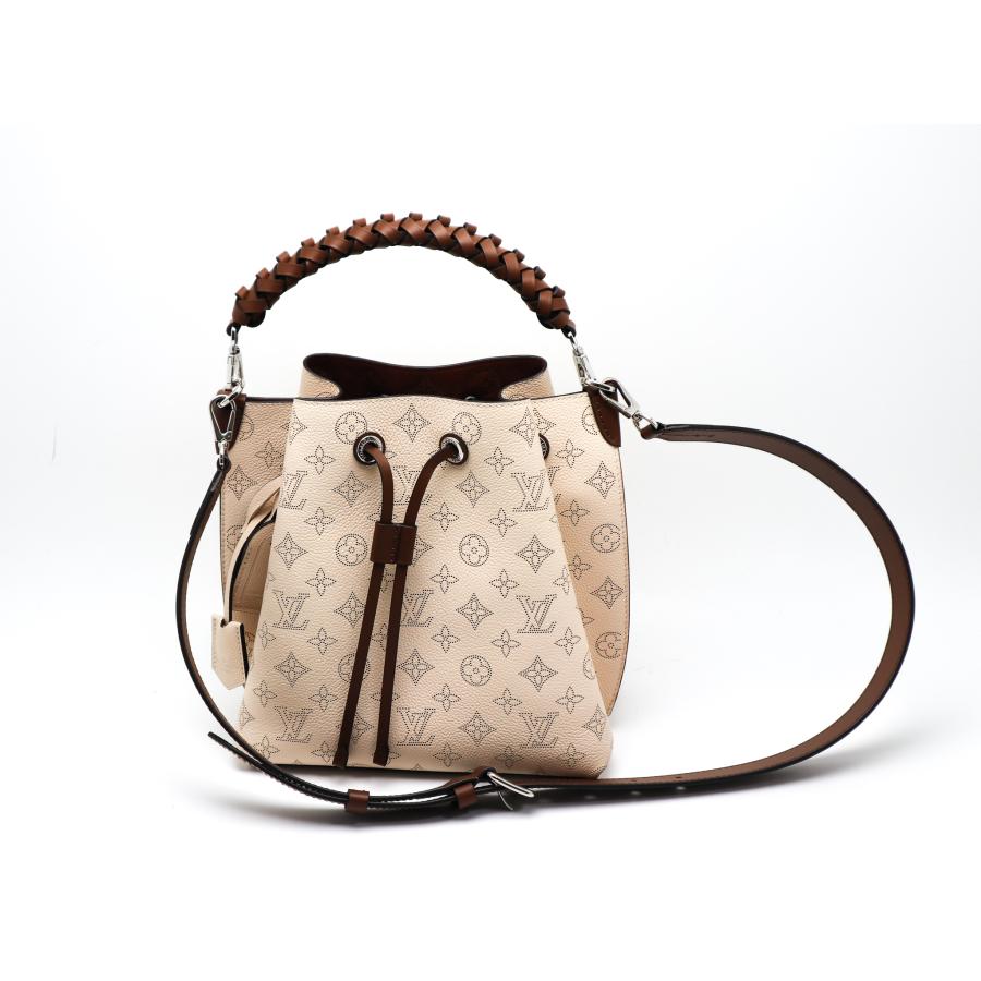 LOUIS VUITTON（ルイ・ヴィトン） マヒナライン クレーム 巾着型バック
