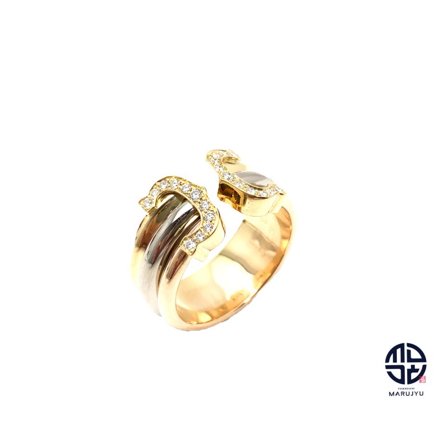 Cartier CARTIER カルティエ 750 18金スリーゴールド 2Cリング LM