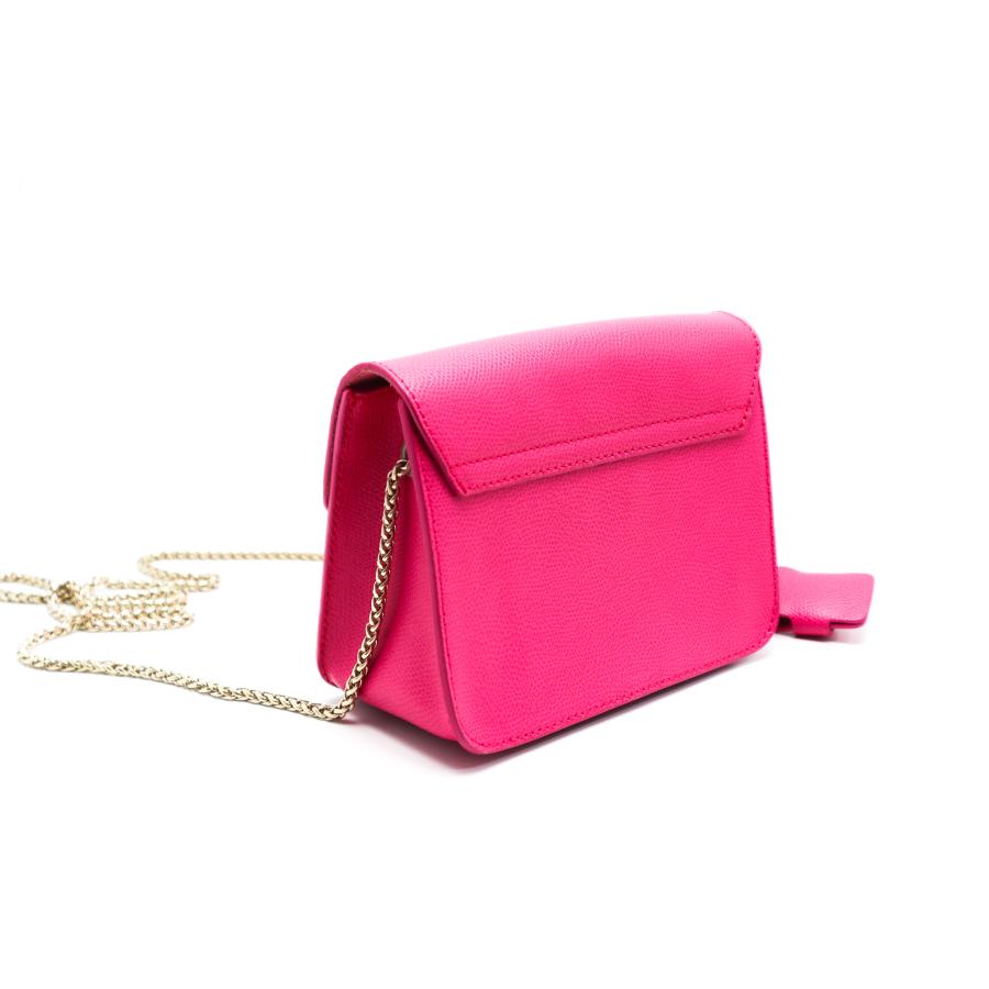 FURLA   フルラ　チェーンショルダーバック　ピンク FURLA フルラ レディース ミニショルダーバッグ 2重 チェーンバッグ
