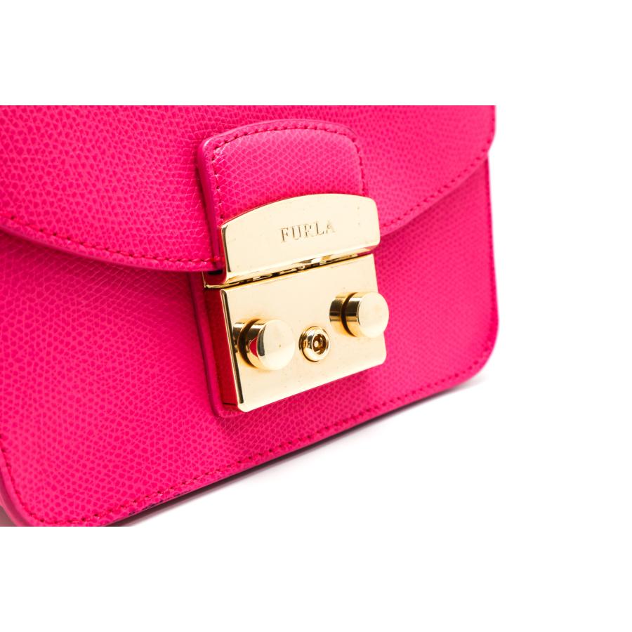 FURLA（フルラ） メトロポリス ピンク ミニ チェーン ショルダーバック