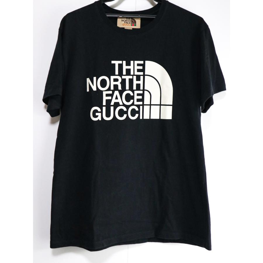 GUCCI x THE NORTH FACE グッチ x ノースフェイス コラボ 黒 ブラック Tシャツ 半袖 服 Sサイズ アパレル｜marujyu78-brand｜03