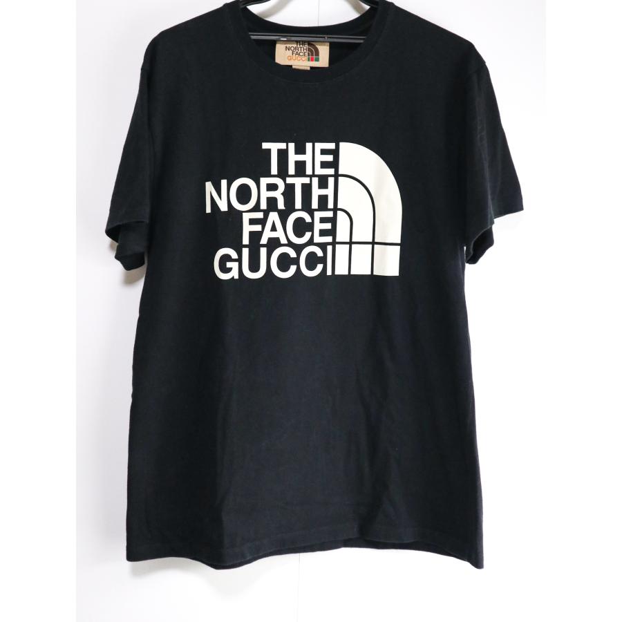 GUCCI x THE NORTH FACE グッチ x ノースフェイス コラボ 黒 ブラック Tシャツ 半袖 服 Sサイズ アパレル｜marujyu78-brand｜02