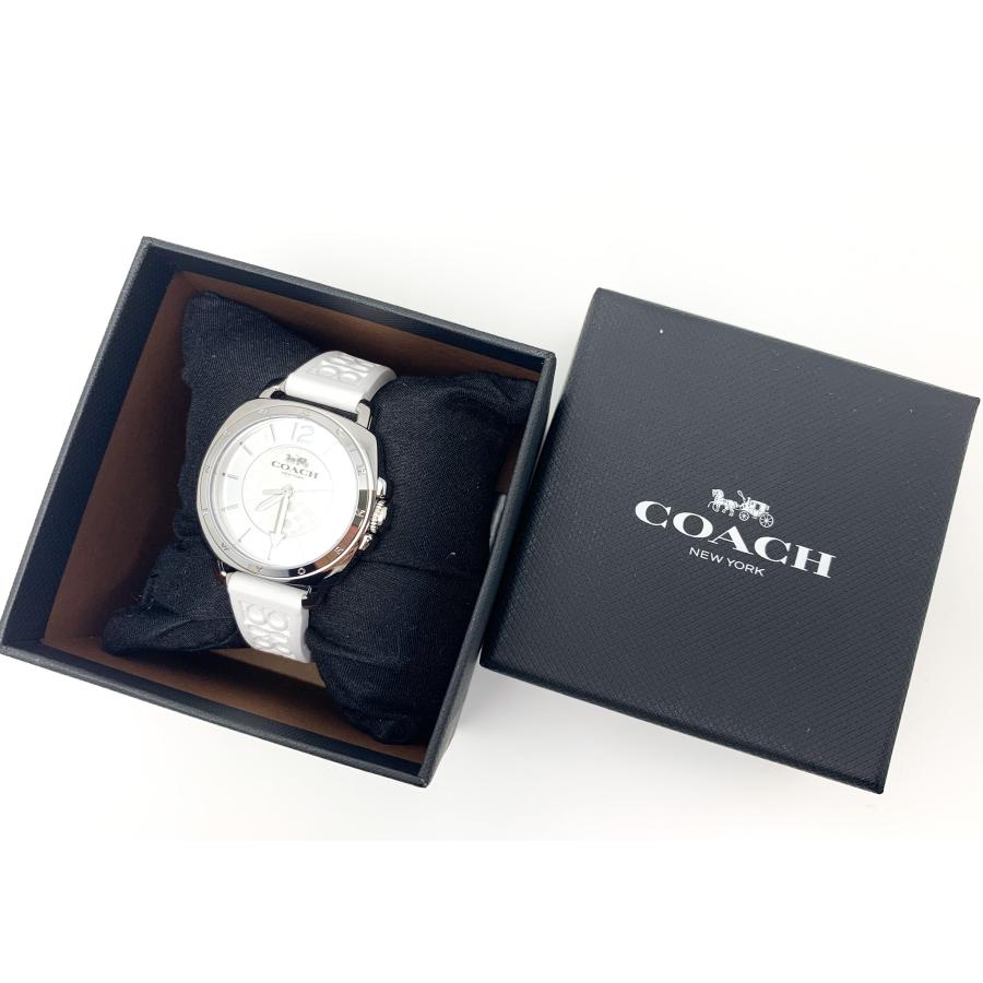 COACH コーチ CA.64.7.95.1615 ステンレス ホワイト ラバー COACH コーチ CA.64.7.95.1615 ステンレス ホワイト ラバー