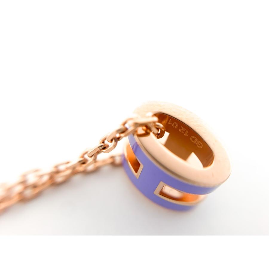 HERMES（エルメス） ラッカー ピンクゴールドカラー パープル ポップ 
