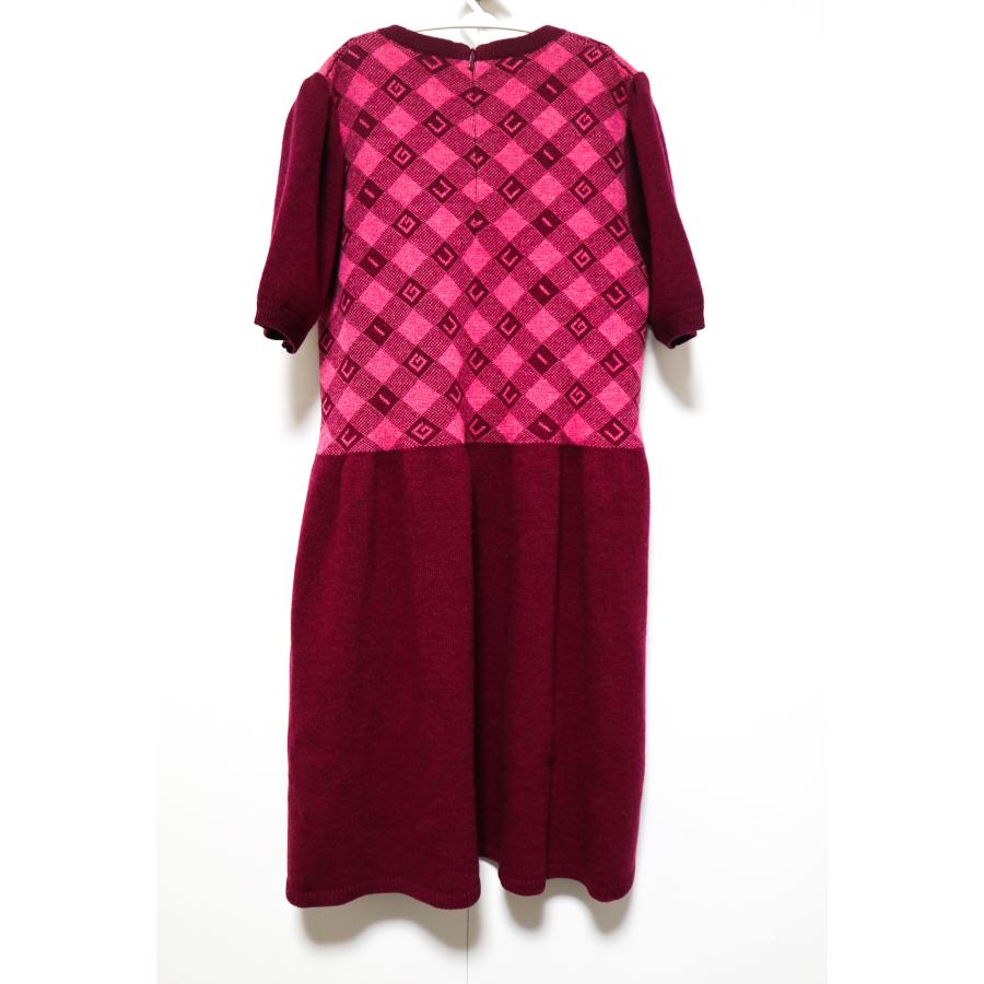 GUCCI グッチ ニット チルドレンズ チェック ワンピース キッズ GUCCI グッチ ニット チルドレンズ チェック ワンピース キッズ