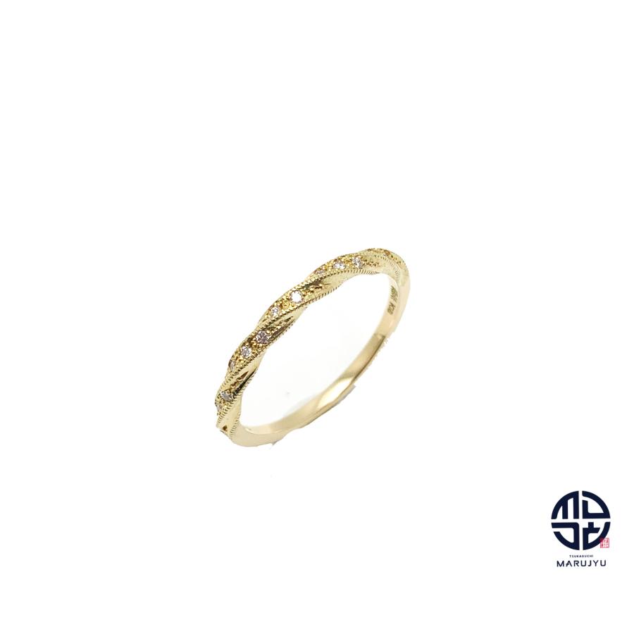 AHKAH アーカー K18 18金イエローゴールド ダイヤ 0.05ct AHKAH アーカー K18 18金イエローゴールド ダイヤ 0.05ct