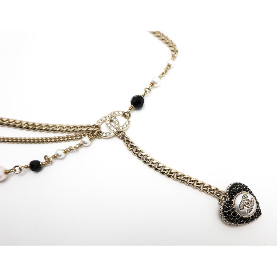 CHANEL 06P No.5 ココマーク ハートモチーフ チェーン ベルト CHANEL（シャネル） チェーンベルト ハート ゴールド金具 ココマーク