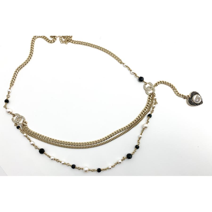 CHANEL（シャネル） チェーンベルト ハート ゴールド金具 ココマーク