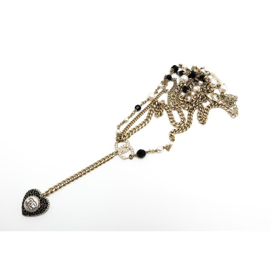 CHANEL チェーンベルト　パール　ハート　超美品 CHANEL（シャネル） チェーンベルト ハート ゴールド金具 ココマーク