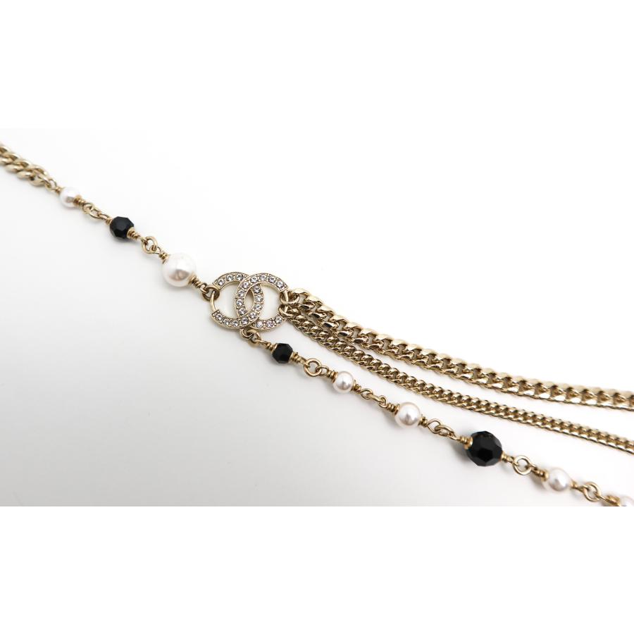 CHANEL チェーンベルト　パール　ハート　超美品 ハートとパールが上品で可愛らしい】 CHANEL チェーンベルト の通販は
