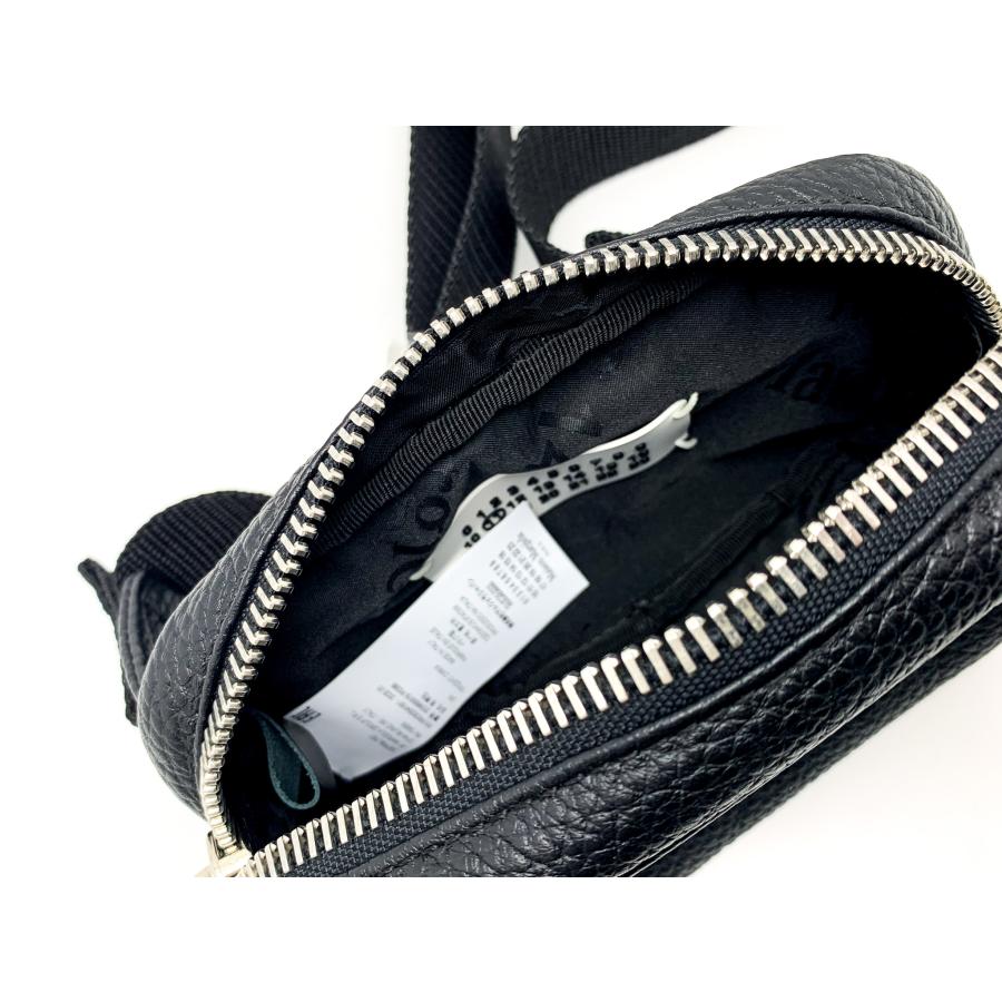 【enme様】メゾンマルジェラ ボディバッグ ウエストポーチ ショルダー 黒 Maison Margiela メゾンマルジェラ 黒 ベルトバック ウエスト