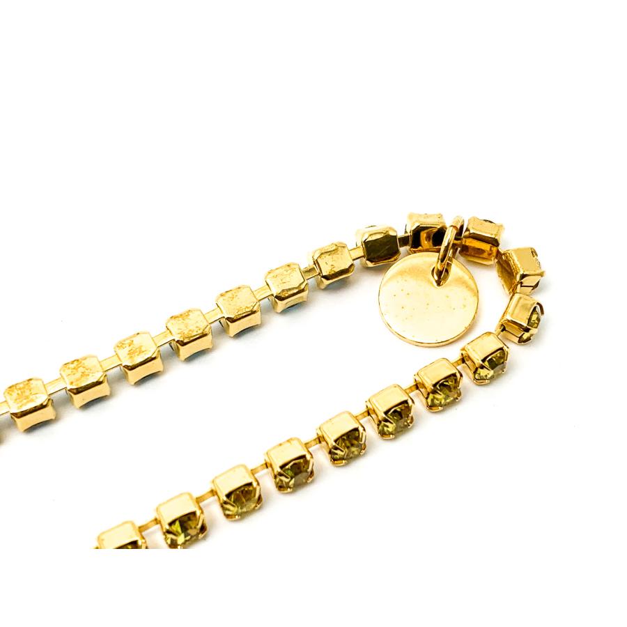 MARNI（マルニ） 花モチーフ フラワー ラインストーン ゴールド金具