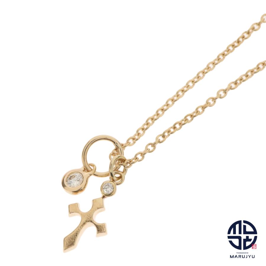 MIZUKI ミズキ 585YG 14金イエローゴールド K18 ダイヤ クロス