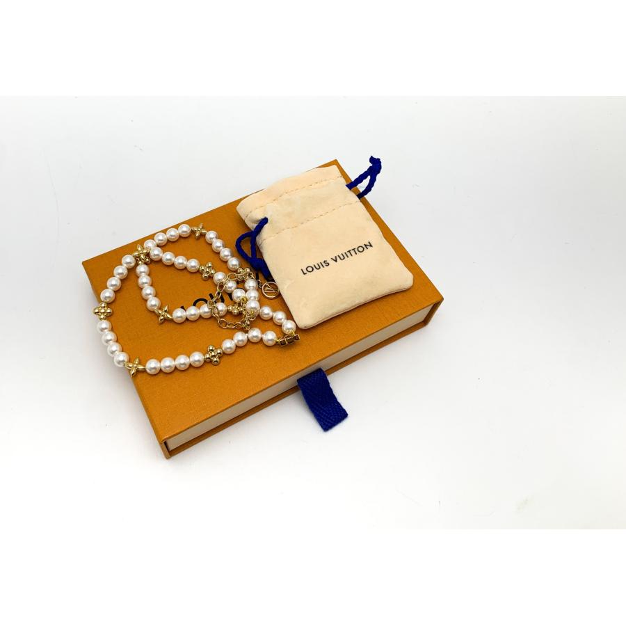 LOUIS VUITTON ルイヴィトン ネックレス・マイ LV パール ブロン LOUIS VUITTON ルイヴィトン ネックレス・マイ LV パール ブロン