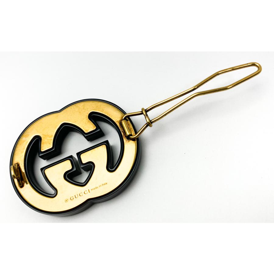 GUCCI グッチ クリスタル インターロッキングG ヘアクリップ GUCCI グッチ クリスタル インターロッキングG ヘアクリップ