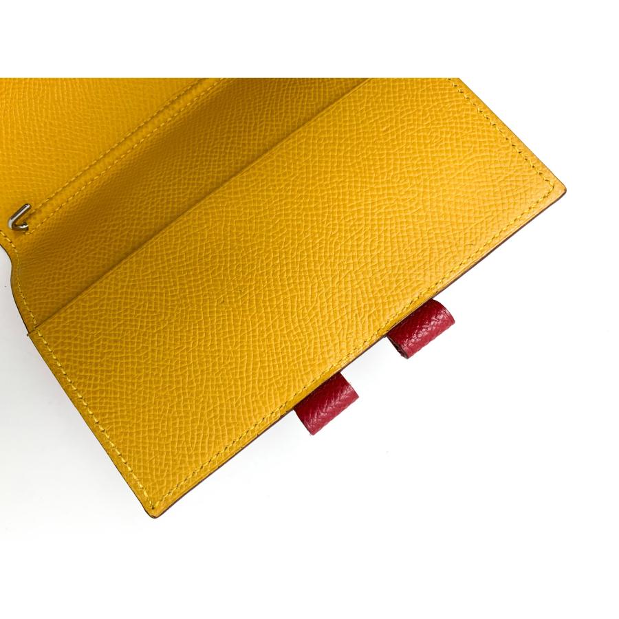 HERMES エルメス ヴォーエプソン 赤系 アジェンダPM 手帳カバー