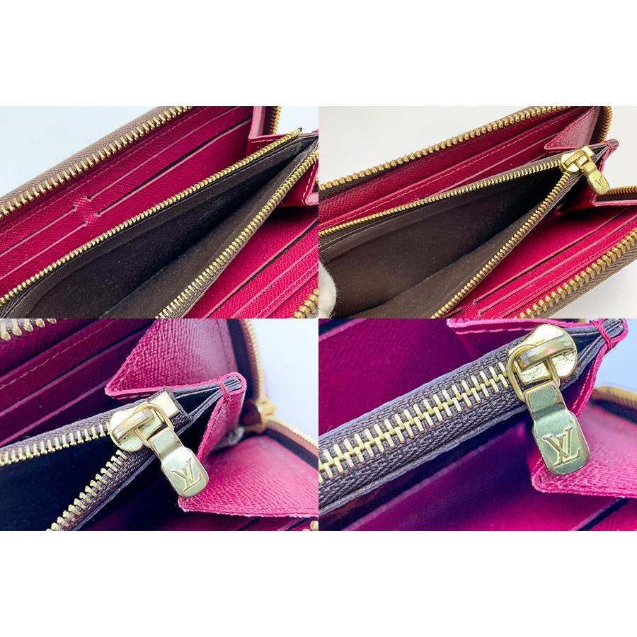 ルイヴィトン モノグラム ジッピーウォレット クレマンス フューシャ LOUIS VUITTON ルイヴィトン モノグラム フューシャ
