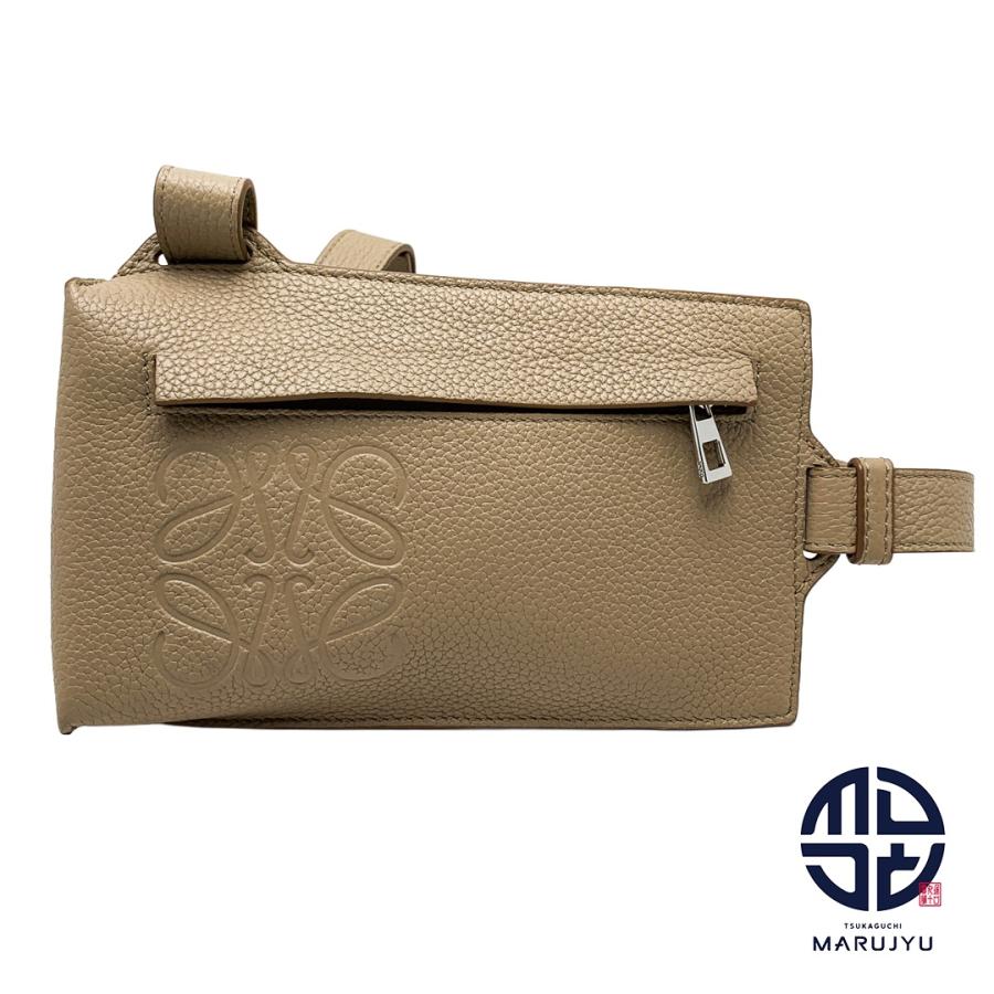 LOEWE ロエベ ニュアンスカラー グレージュ バーティカル Tポケット