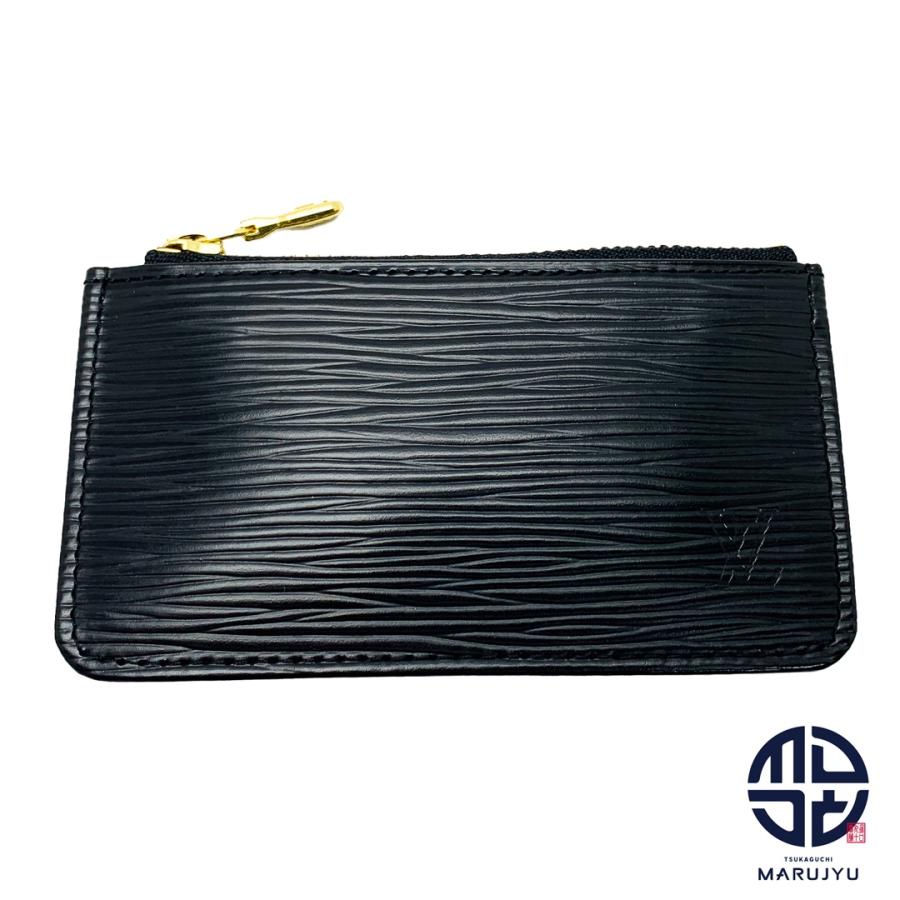 【美品】LOUIS VUITTON エピ ポシェットクレ ブラック M63802 LOUIS VUITTON ルイヴィトン エピ 黒 ノワール ブラック