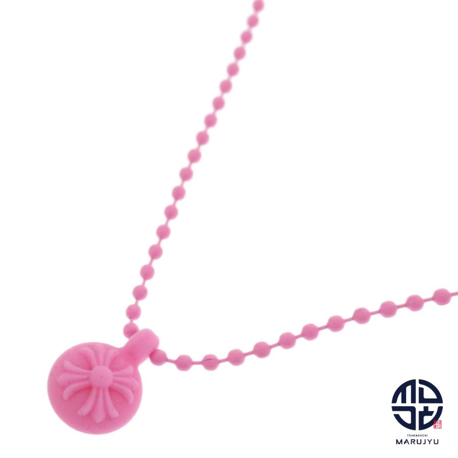 Chrome Hearts ラバー CHクロス ネックレス ピンク CHROME HEARTS クロムハーツ ピンク ラバー CHクロスボール ネックレス