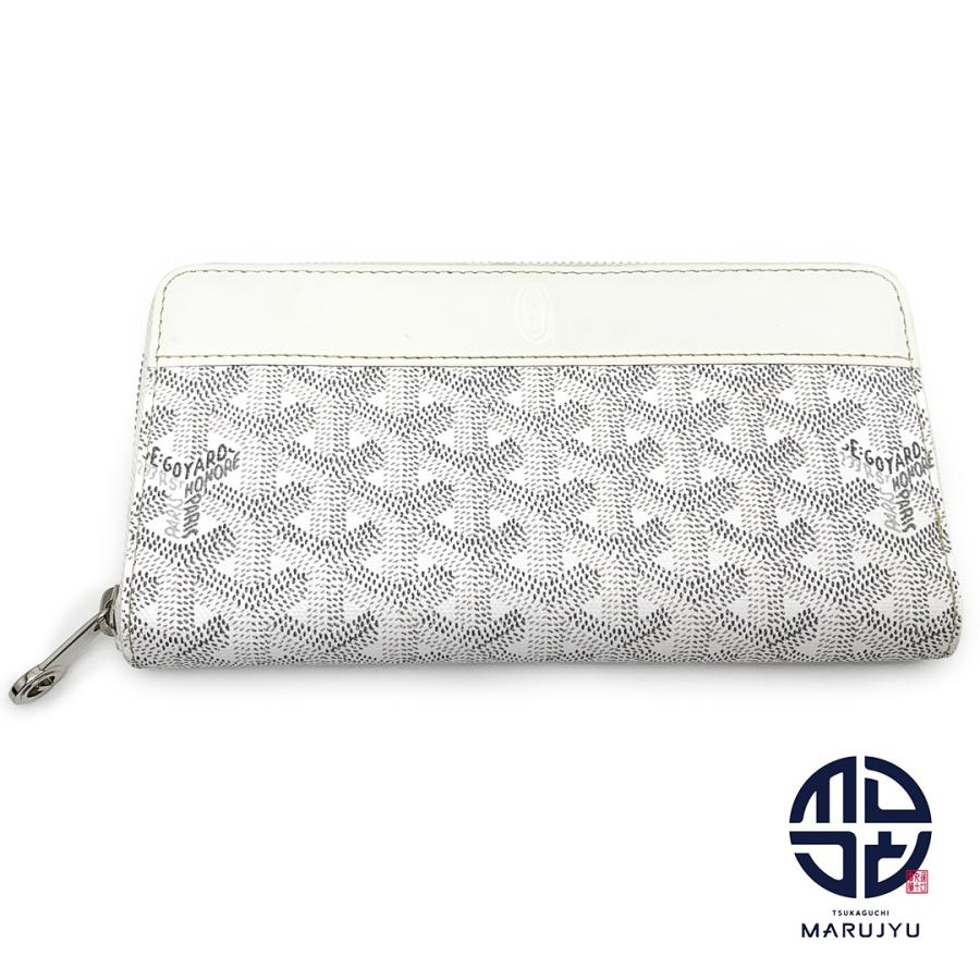 GOYARD ゴヤール 白 ホワイト マティニョンGM ウォレット ラージサイズ 