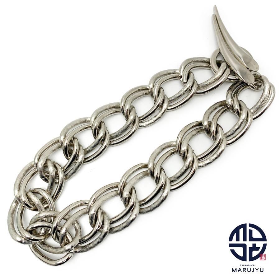 TOGA トーガ Big chain necklace シルバーカラー 大ぶり ボリューム