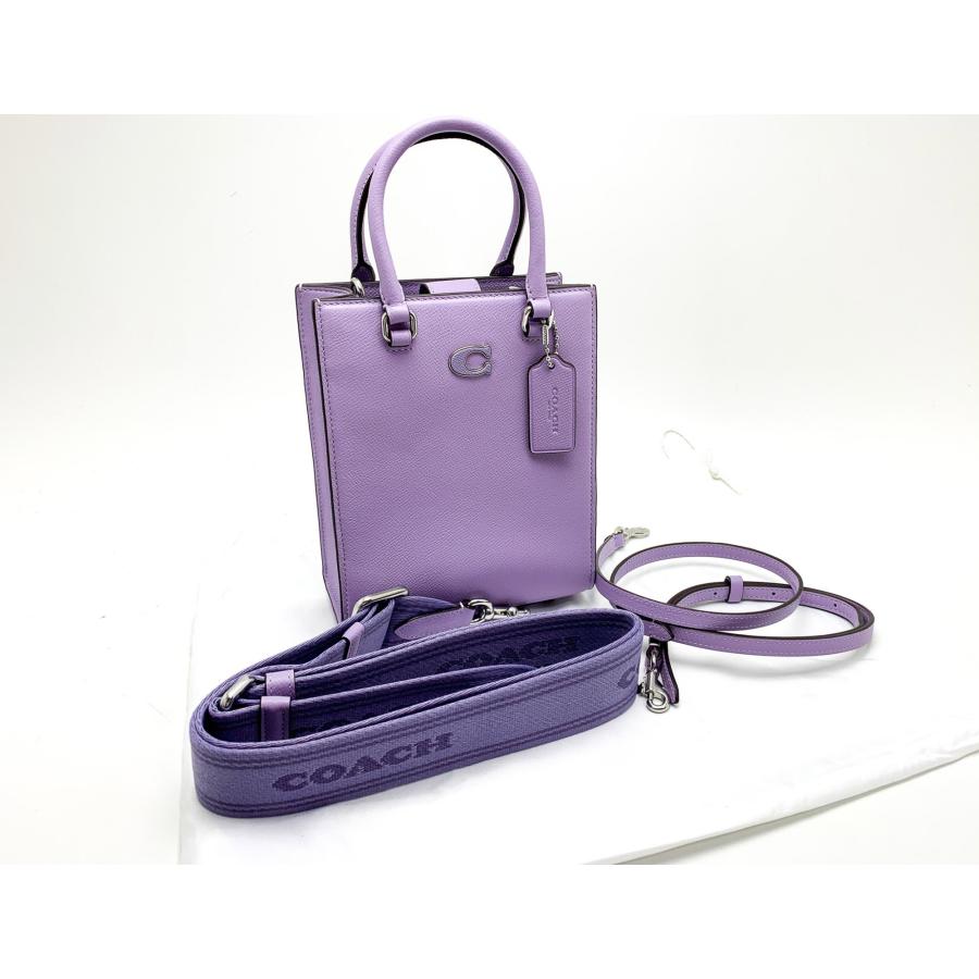 【美品】COACH オールドコーチ トートバッグ ショルダー パープル 9098 美品☆COACH オールドコーチ トートバッグ ショルダー パープル 9098