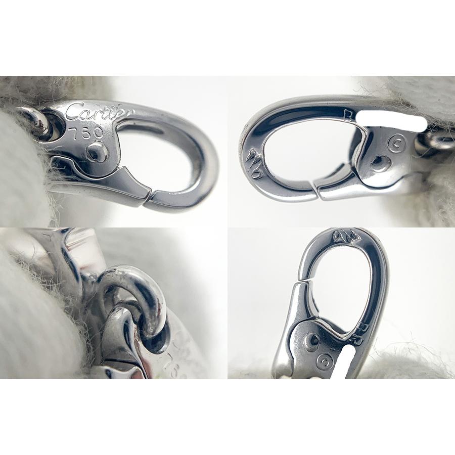 Cartier カルティエ 750WG 18金ホワイトゴールド K18 2Cチャーム