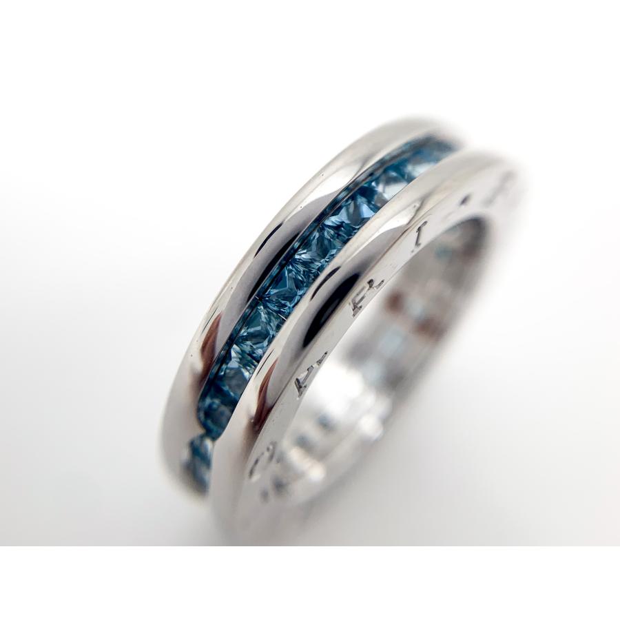 BVLGARI ブルガリ 750 K18 18金ホワイトゴールド B-ZERO1 ビー