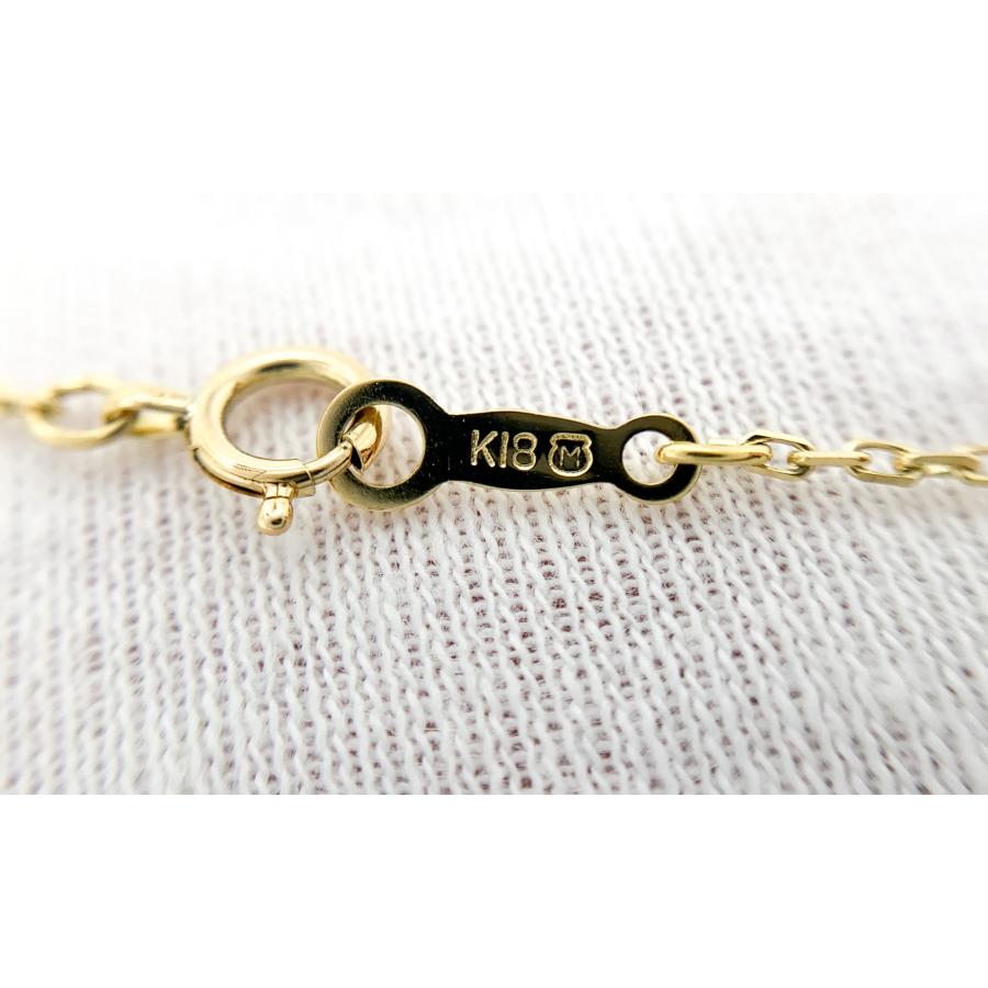 MIKIMOTO ミキモト K18 アコヤパール 真珠 5ピース ネックレス MIKIMOTO ミキモト アコヤパール 真珠 ピンクサファイア