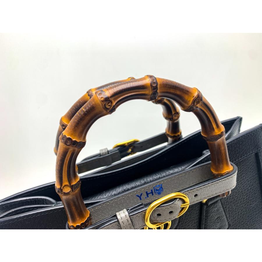 GUCCI グッチ バンブーハンドル 黒 ブラック ダイアナ スモール GUCCI グッチ バンブーハンドル 黒 ブラック ダイアナ スモール