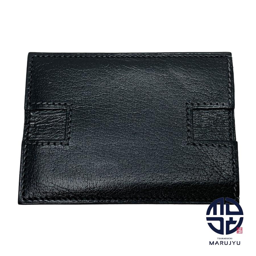 HERMES エルメス 黒 ブラック エヴァーグレイン ロドリング カード