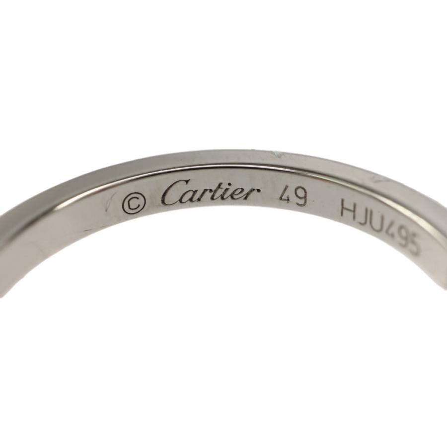 Cartier カルティエ PT950 プラチナ ダイヤ3P バレリーナカーブ