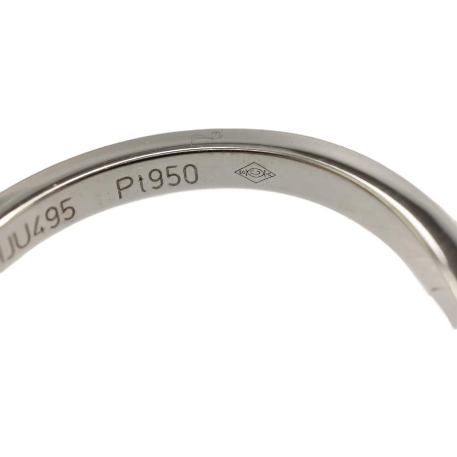 Cartier カルティエ PT950 プラチナ ダイヤ3P バレリーナカーブ