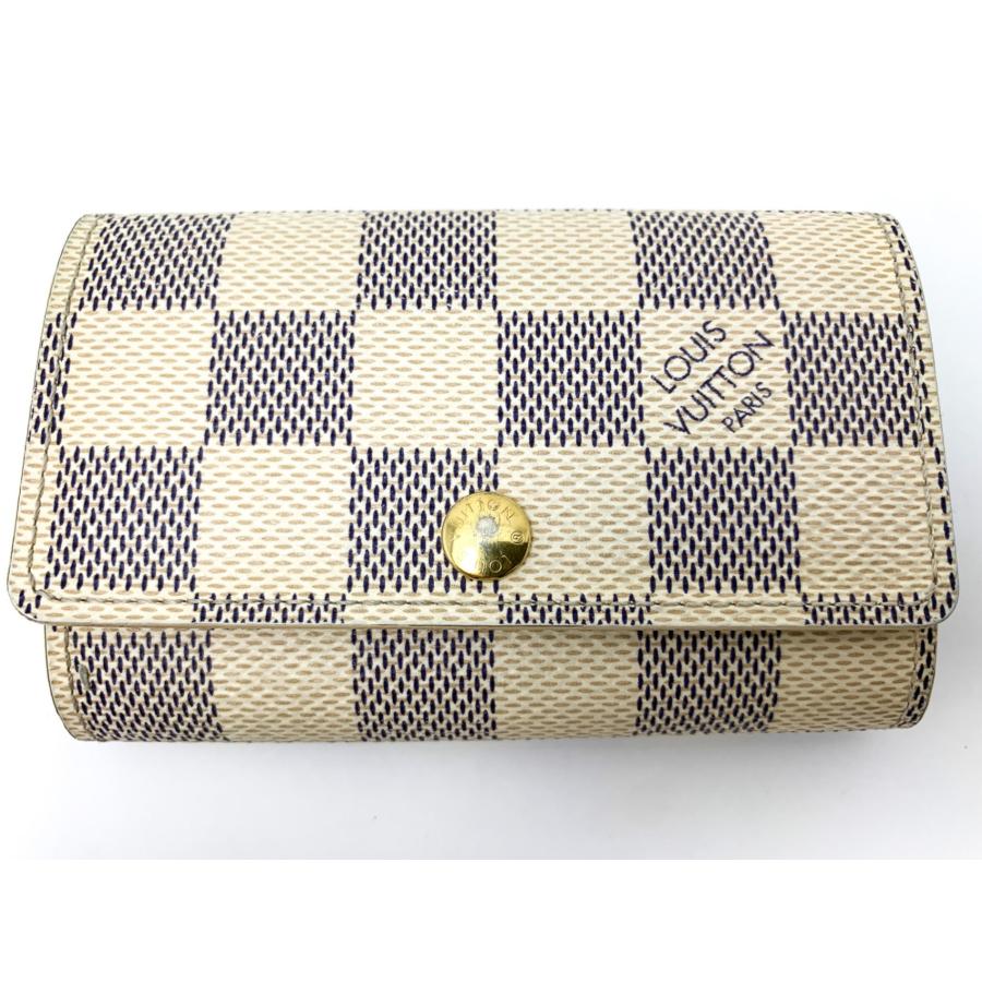 【極美品】ルイヴィトン　ミュルティクレ6 ダミエアズール　キーケース Amazon.co.jp: [ルイヴィトン] LOUIS VUITTON ヴィトン キー