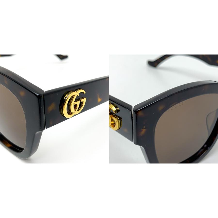 GUCCI グッチ GGロゴ ブラウン系 べっ甲柄 ハバナカラー サングラス 