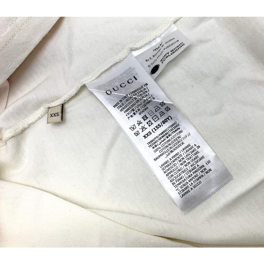 GUCCI グッチ 100周年 MUSIC IS MINE ロゴ Tシャツ 660744 GUCCI グッチ 100周年 MUSIC IS MINE ロゴ Tシャツ 660744