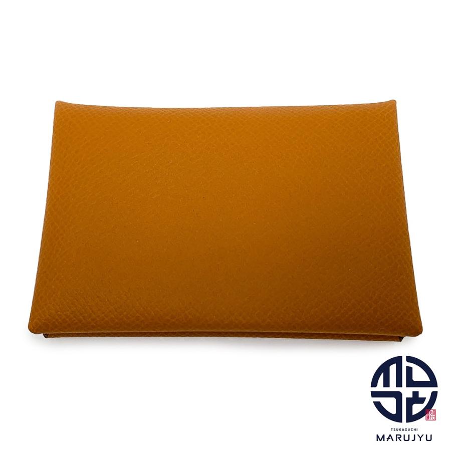 HERMES エルメス エバーカラー ゴールド 茶系 ブラウン カルヴィ