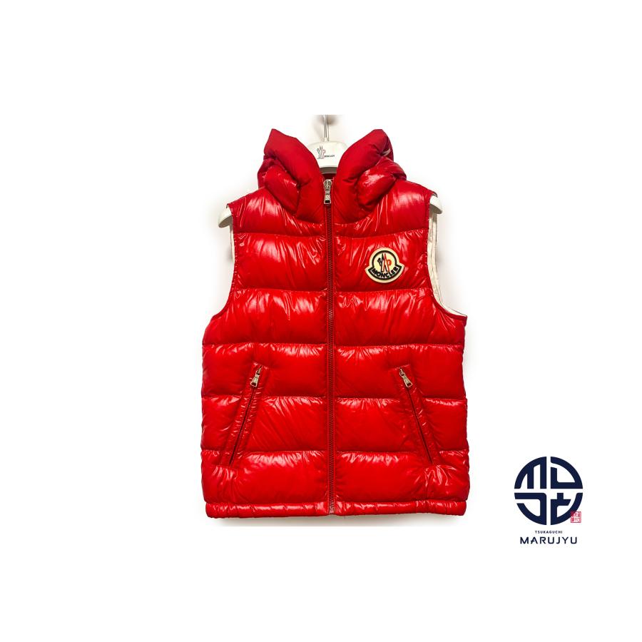MONCLER モンクレール キッズ 赤 MONTREUIL モントルイユ ジレ ダウン 