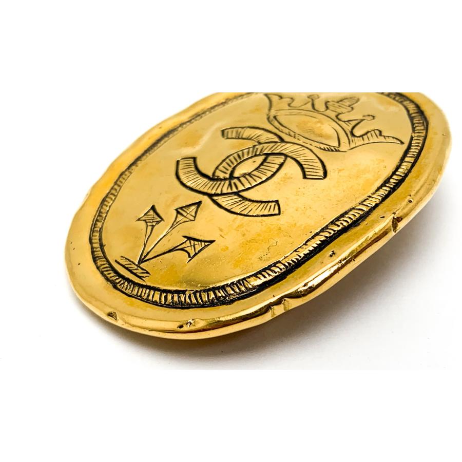 CHANEL シャネル CC ロゴブローチ GP CHANEL シャネル GP メタル ゴールドカラー ココマーク CCマーク