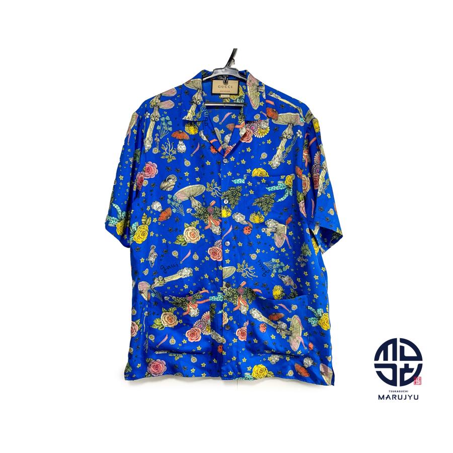 中古・古着通販】GUCCI (グッチ) ボタニカルボーリングシルク