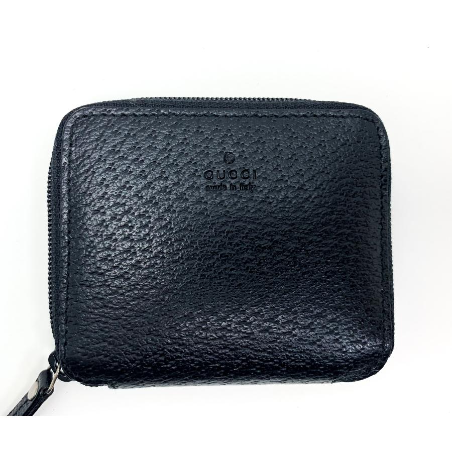 GUCCI グッチ 黒 ラウンドファスナーコインケース 115276 小銭
