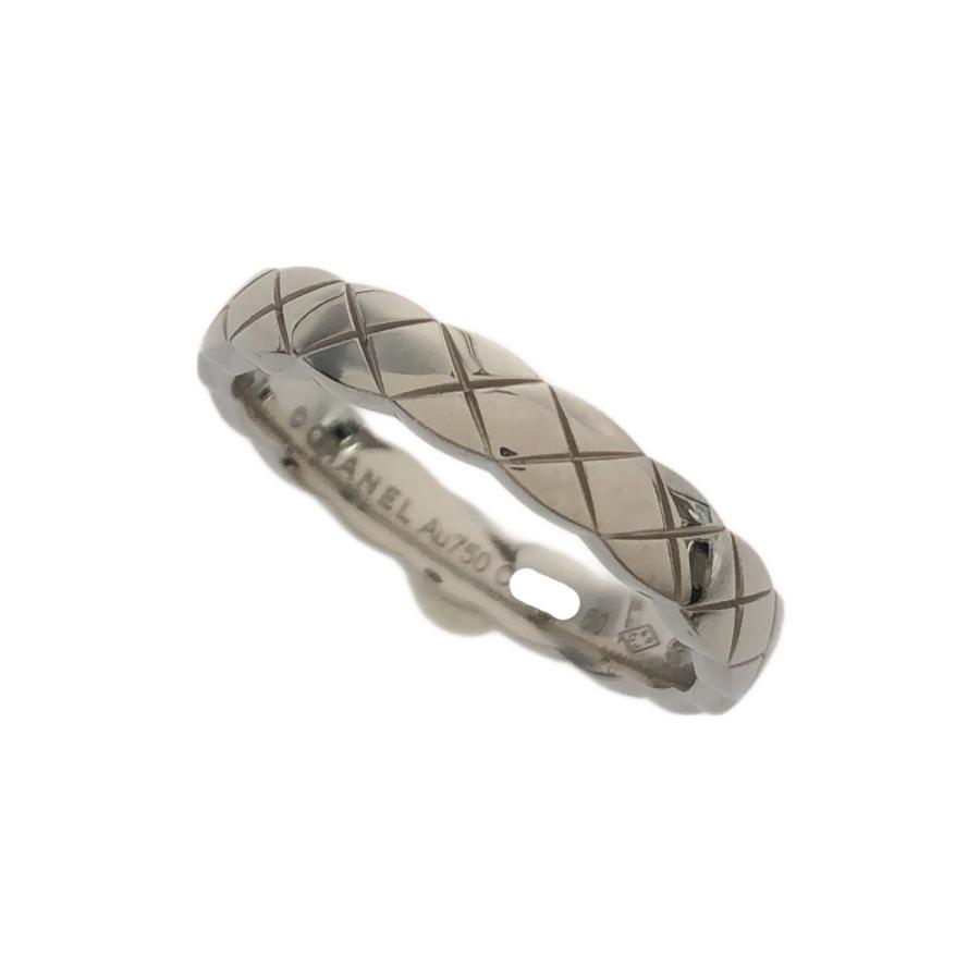 CHANEL シャネル J11793 Au750 18金ホワイトゴールド K18 ココ
