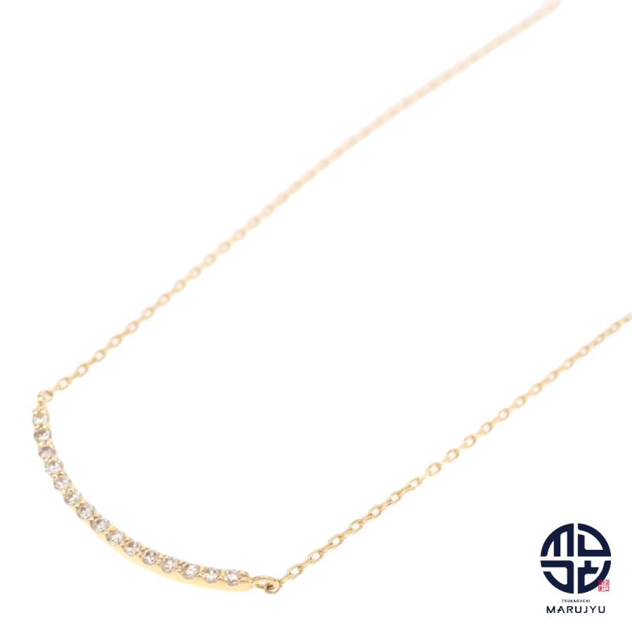 ete エテ K18YG 18金イエローゴールド ダイヤ0.06ct パーティクル